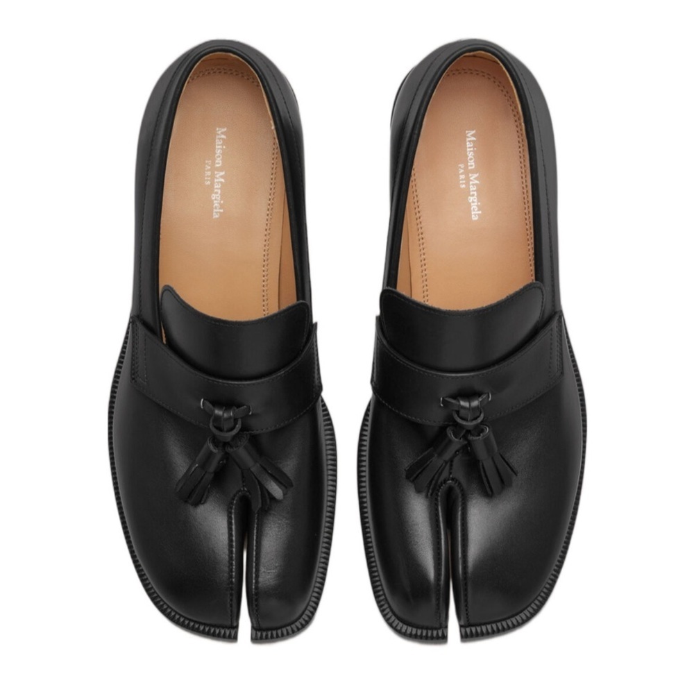 New Size 36 Maison Margiela Tabi Black Loafers - Picture 2 of 12
